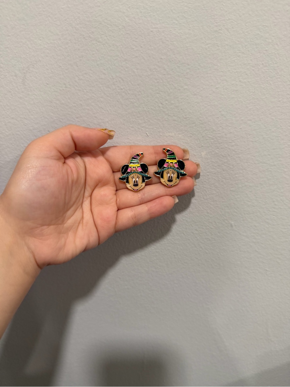 Disney Baublebar Minnie Mouse Halloween Witch Earrings - Multicolor